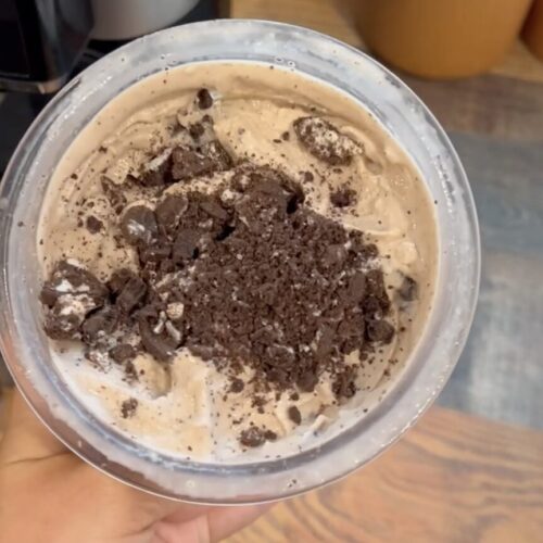 Oreo Cheesecake: Protein Ninja Creami Recipes - Crazy Busy Mama